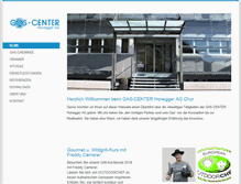 Tablet Screenshot of gas-center.ch